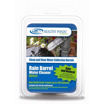 Safe & Effective Rain Barrel Water Cleaner Refills - Pack of 4   